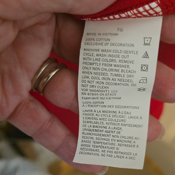 Nautica Red Polo Vibrant Cotton Blend Shirt - Picture 5 of 5